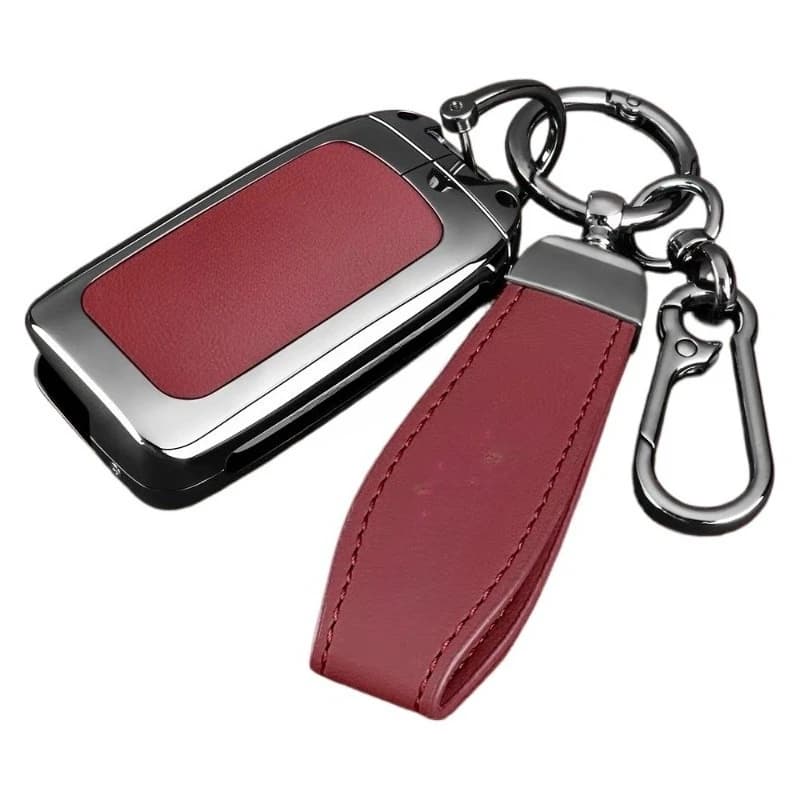 Premium Zinc Alloy Key Cover Case for MG 4 EV/MG5 Scorpio/MG6 Pro/ES5/HS/ZS - Protective Key Fob Shell Key Bag Chain