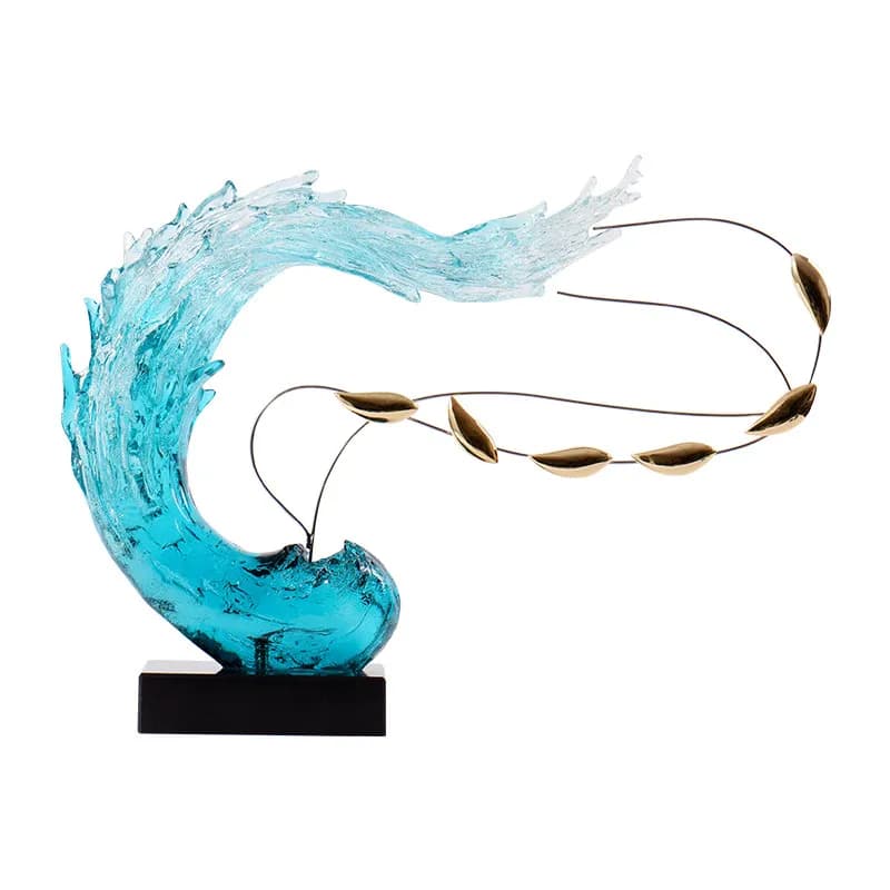 YJQ hotel lobby creative abstract sculpture porch villa transparent ocean art ornament