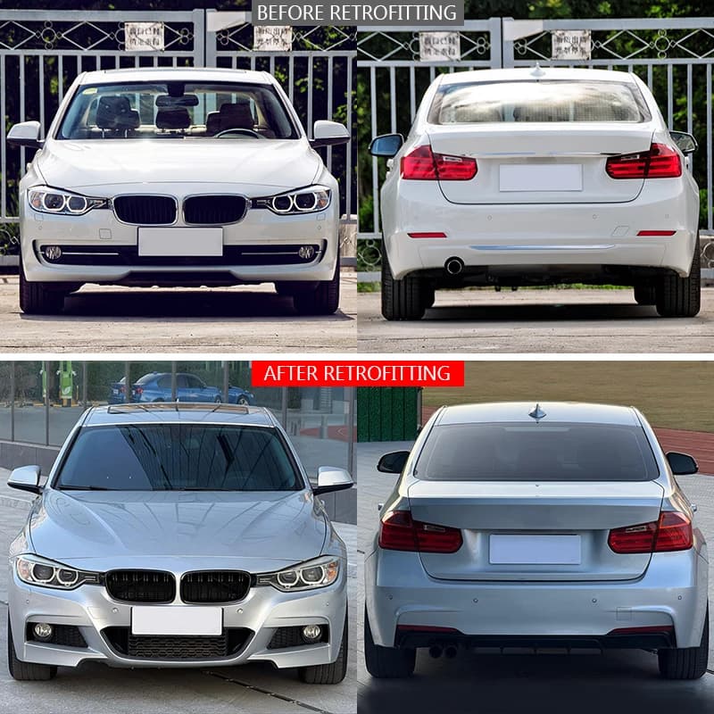 2013-2019 F30 Car Modification and Upgrade MT Body Kit Front Bumper Rear Bumper for 3 Series F35