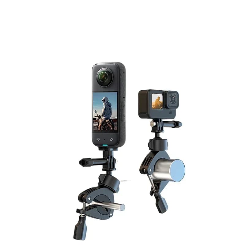 Light Duty Tube Clamp Riding Bracket 360 ° Adjustment Universal for GoPro/DJI/Insta360 Camera