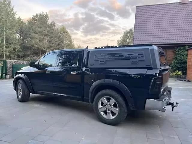 Pickup Truck Camper Hardtop Canopy Aluminum Alloy Waterproof RAM 1500 5.7/6.4ft Rambox Decorative Panel Sliding Window