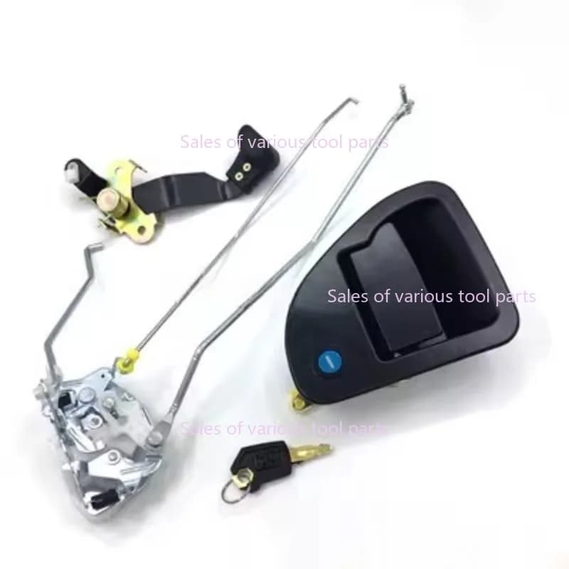 Excavator accessories For CAT 320C/D 323 324 329D Cab Door Lock Assembly Outer Handle Lock Block
