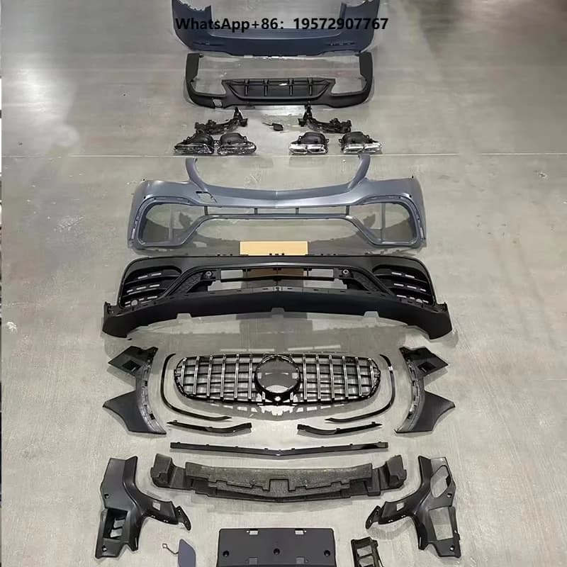New GLC63 Facelift Bumper & Clips Body Kit 2017-2018 for  GLC X253