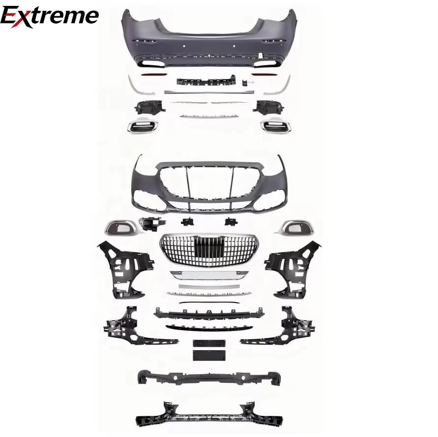 Factory Hot Selling High Quality Bumper Bodykit for S Class W223 21-25 Upgrade to Sport Maybach Style