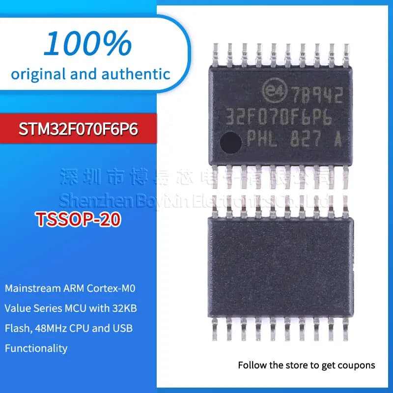 STM32F070F6P6-TR Black PC casing