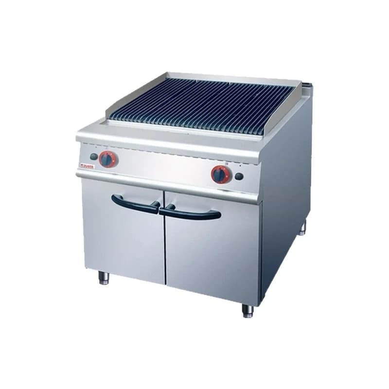 DurableThickened stainless steel barbecue grill, large barbecue grill for restaurants, commercial high-power smokeless barbecue