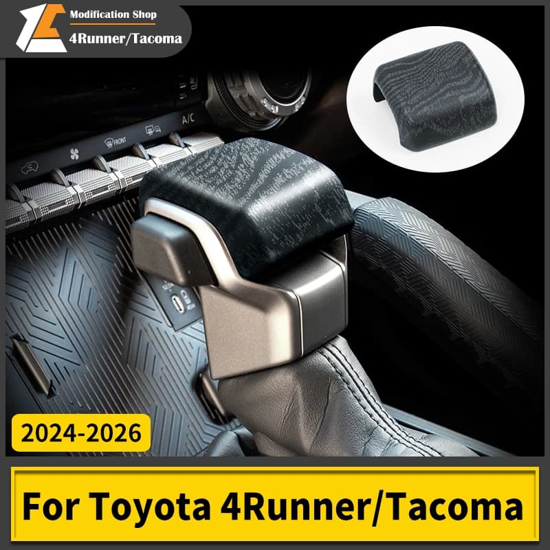 For 2024 2025 2026 Toyota Tacoma 4Runner Gear Head Cover Decorative sticker Interior Protection Accessories Car Styling Upgrade