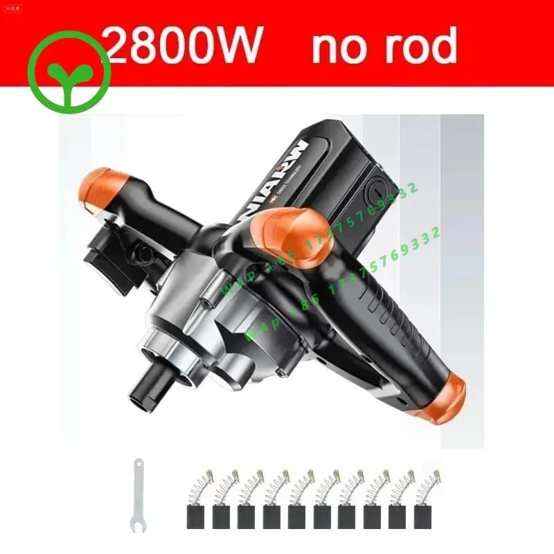 【2026】3000W/2800W Industrial Cement Mixer 220V 6 Speeds Adjustable Handheld Paint Putty Powder Cement Plaster Mortar Coa