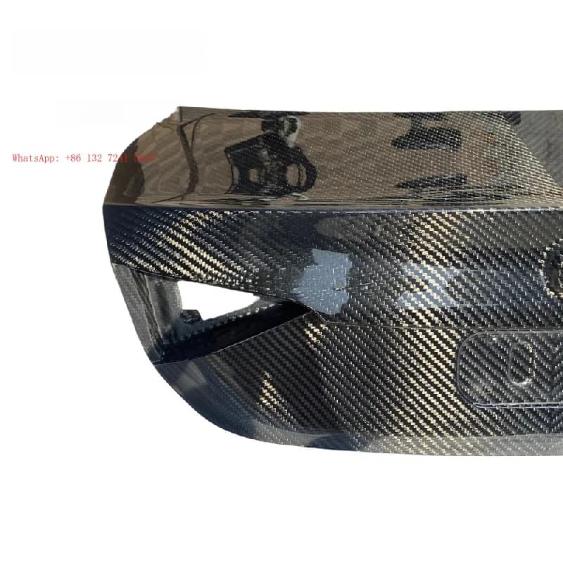 Hongsheng Customizable Weave 6K Twill OEM-Style Carbon Fiber Trunk Lid for  Giulia 2016-2022, Various Textures Optional