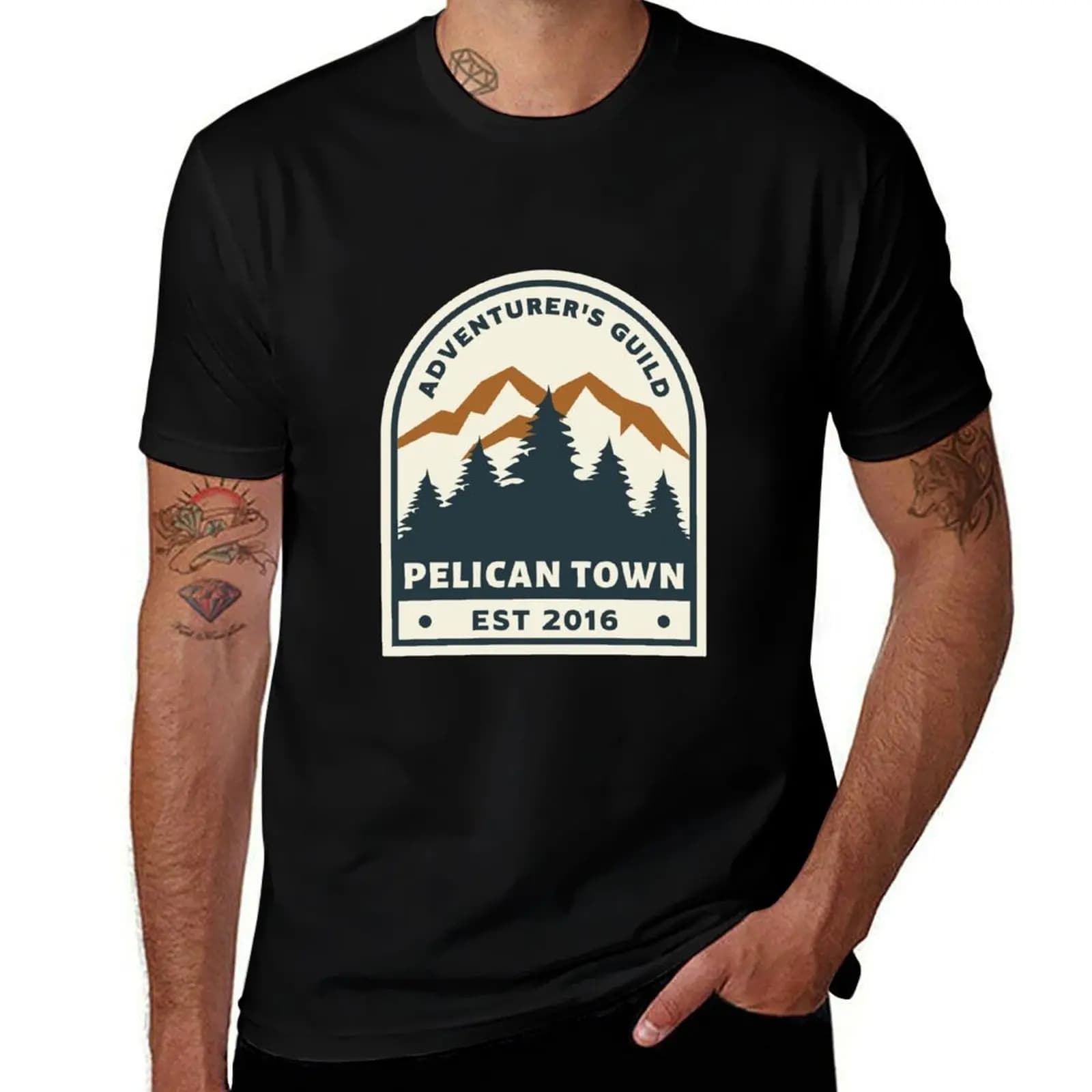 adventurer's guild T-Shirt man t shirt cotton high quality T-Shirt