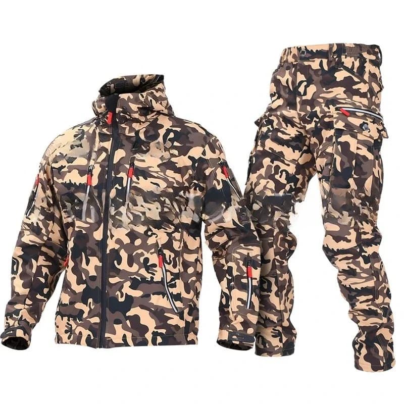 Autumn and winter motorcycle riding clothes men's windproof, warm and drop-proof