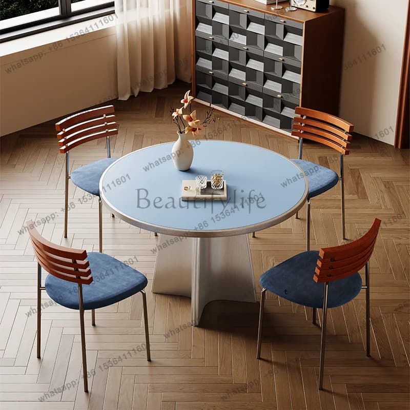LD  Gaming High Dining Table Poker Designer Writing Living Room Luxury Modern Study Dining Table Mobile Muebles   Furniture