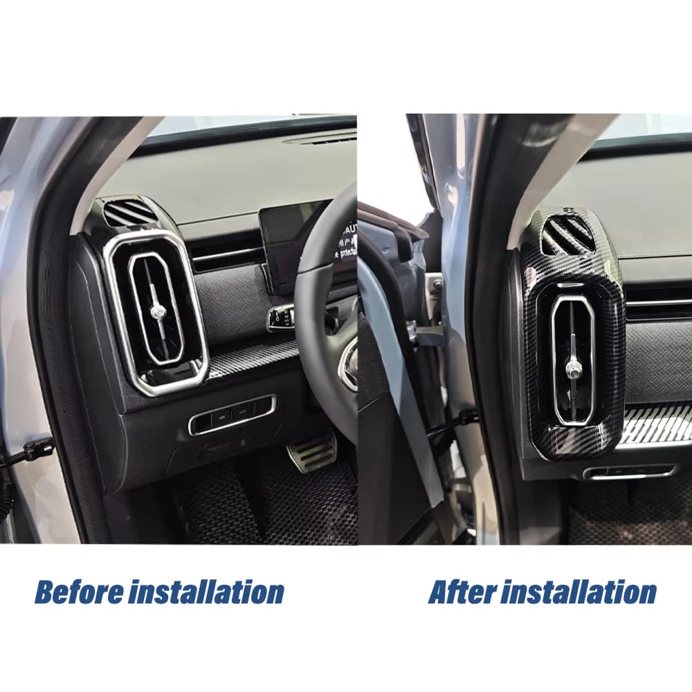 Car Front Air Vent Cover For Jaecoo J7 2025 2026 Accessories Interior Protect Air Conditioning Panel Auto Parts Styling Stickers
