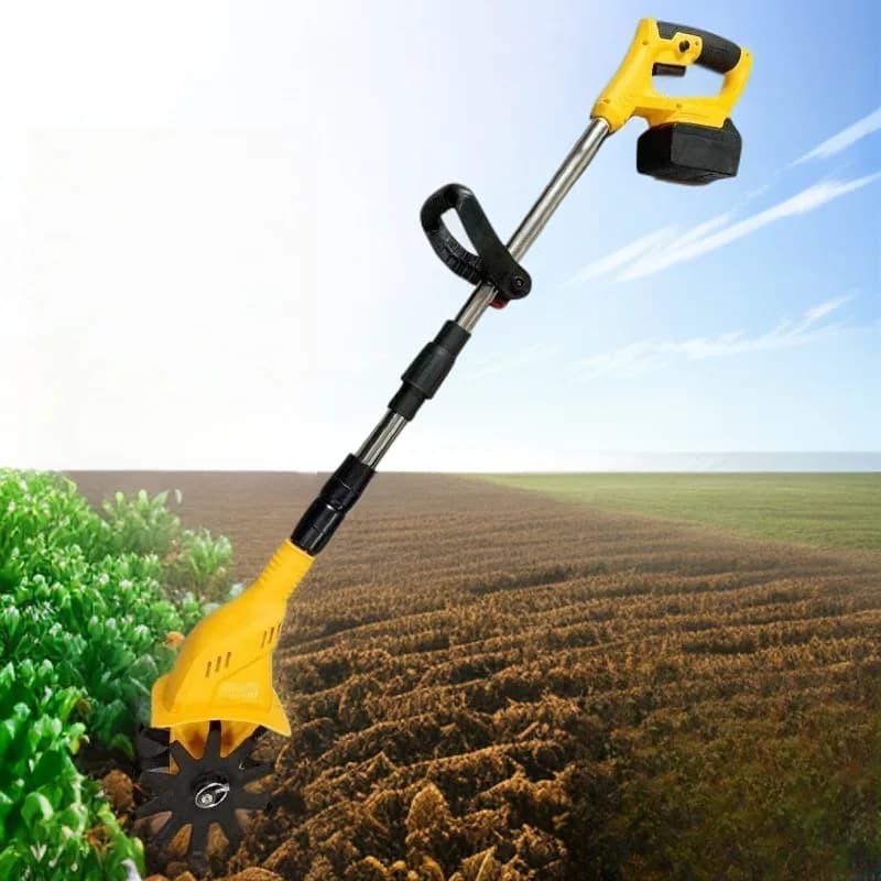 Lithium battery micro-tiller, wireless handheld scarifier, agricultural tiller