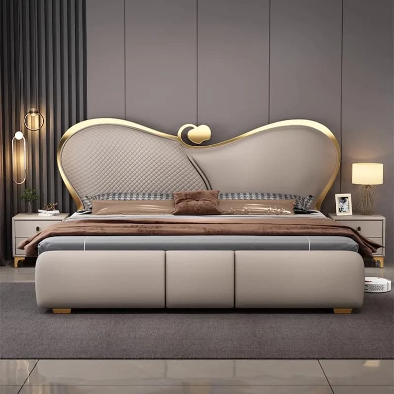 Clearance Frame Double Bed Mattresses Barrier ForKids Luxury Double Bed Bedroom Loft Letto Matrimoniale Furniture
