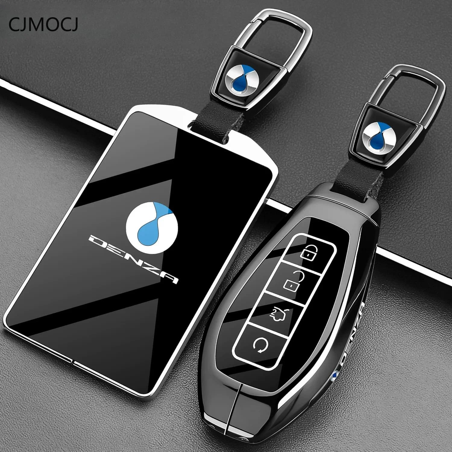 For 2026 Denza Z9GT Key Case Cover, Zinc Alloy Metal Protective Car Key Fob Card Shell ，Luxury Smart Keychain, Denza Accessories