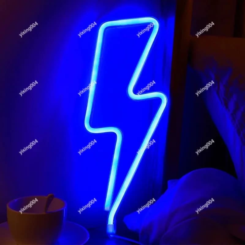 Glowing LED Neon Ambient Light, Cartoon Style Indoor Decor Lamp for Kids Bedroom Party Decor