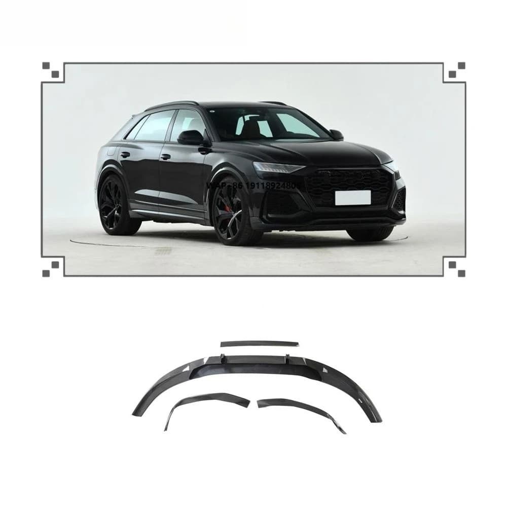 High Quality Carbon Fiber Front Bumper Lip for  RSQ8 2021 with Auto Modification