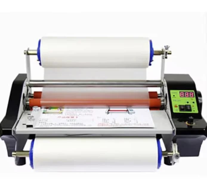 A3 A2 Business Card Laminating Machine Thermal Roll Laminator Cold Roll Laminator Press