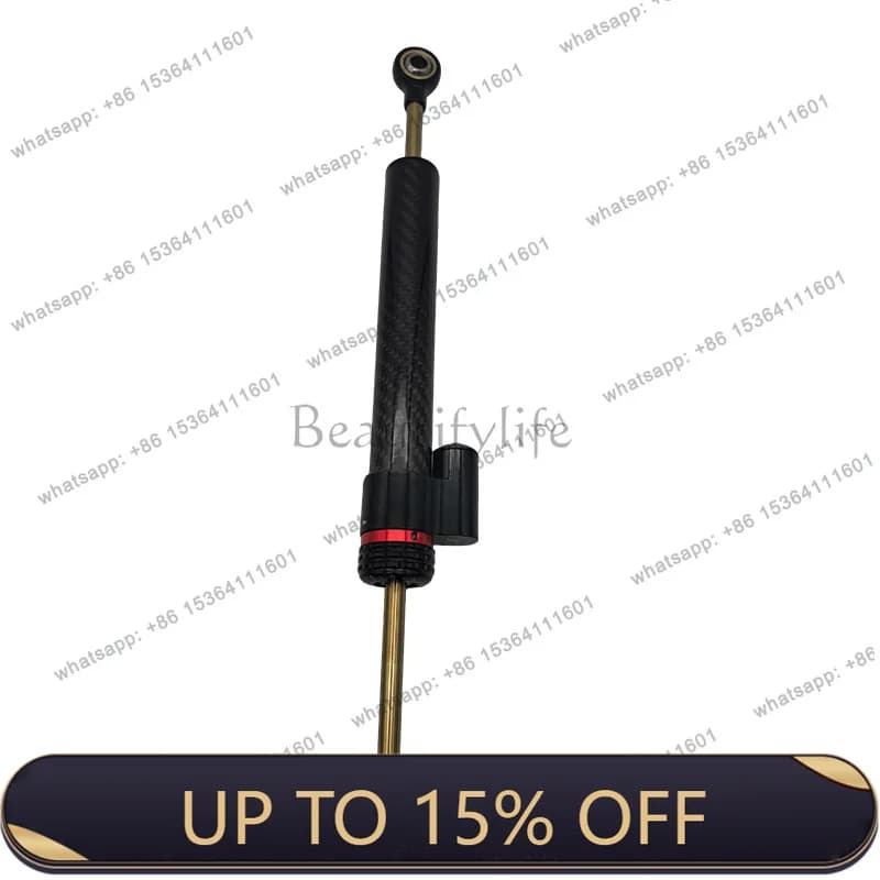LX cross-border motorcycle modification accessories shock absorption carbon fiber universal titanium ruler directional damper