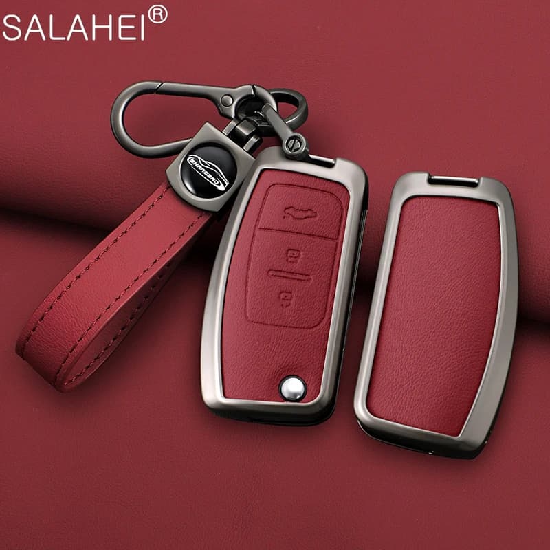 Car Flip Folding Key Case Cover Shell For Ford Focus 2 3 Ecosport C-Max S-Max Ka Mondeo Kuga Galaxy Fiesta Keychain Accessories