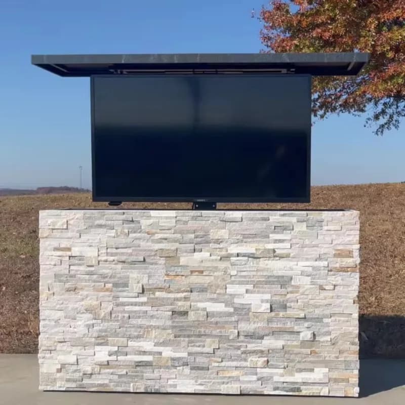 32-70 Inch Electric TV Cabinet Lifter TV Lift Stand With Automatic Height Adjustment Lcd  Lift Motorized Tv Lift Cart