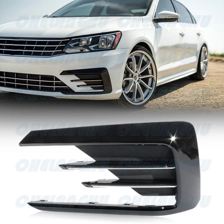 For VW Passat R-LINE 2016 2017 2018 2019 Left Side Front Fog Lights Lamp Grille Cover 561 854 661J Car accessories
