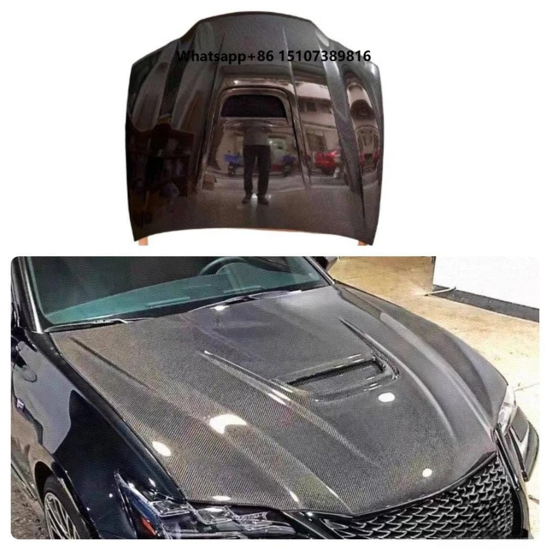 GS250 350 450 Real Carbon Fiber Hood with Vents for GS 2012-2021