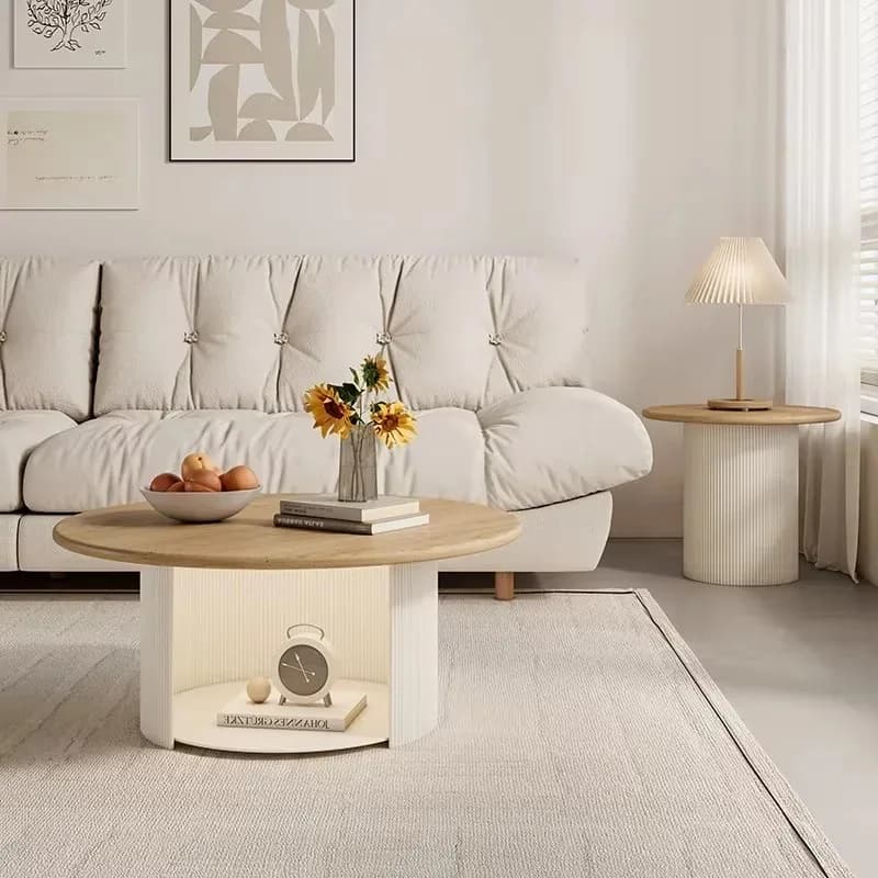 Vintage Minimalist Coffee Tables Storage Modern Design Cute Coffee Tables Room Decor Beauty Mesa Auxiliar Lounge Suite Furniture
