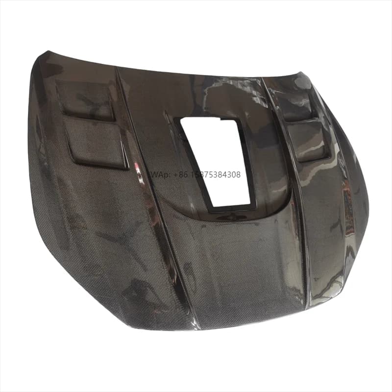 Carbon Fiber Fibre Front Engine Bonnet Hood Fit for Ghibli