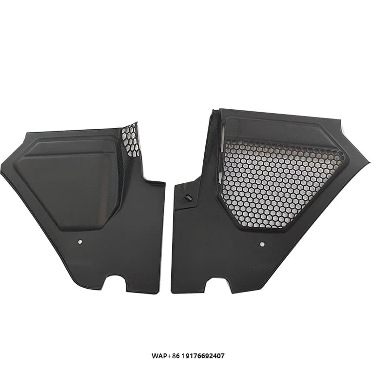 Dry Carbon Fiber Engine Compartment Mesh Panel for G42 G20 G21 G28  Network Cover Plate Perfect Fitment