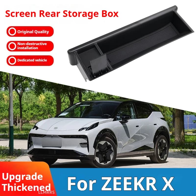 For 23/24 ZEEKR X screen rear storage box storage box car modification supplies car accessories interior car organizer