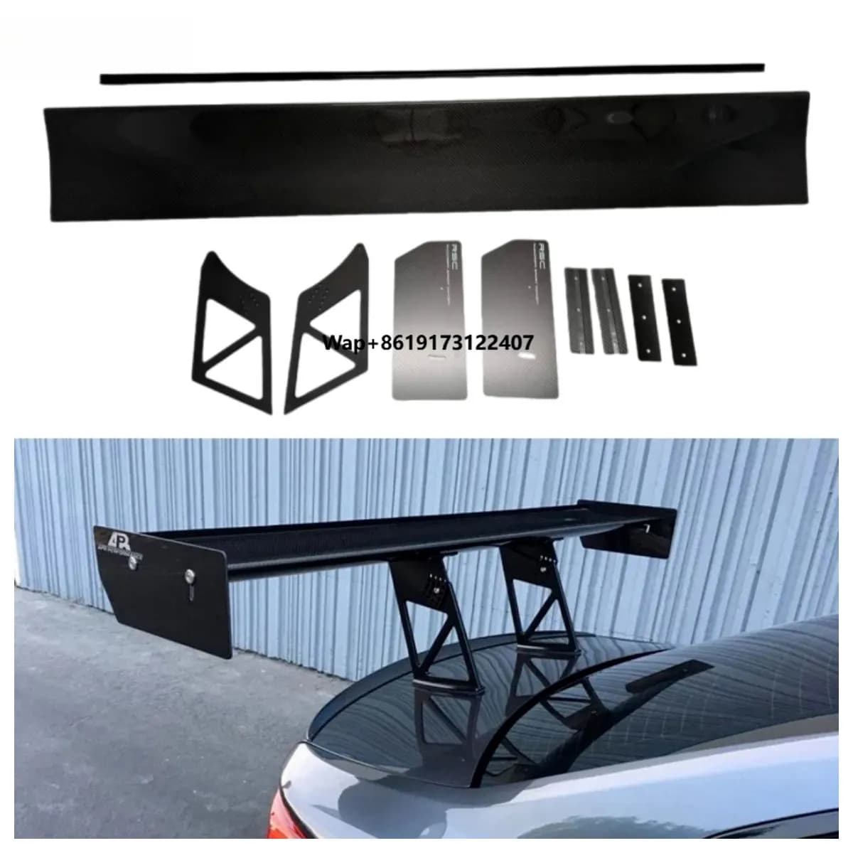 APR Gt250 Dry Carbon Fiber Racing Track Spoiler Rear Wing for G8X F8X M2 M3 M4