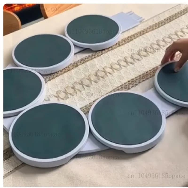 Turntable dining table rotating tray transfer