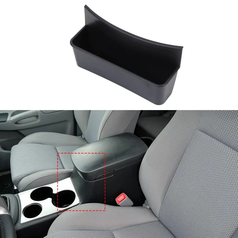 ABS Center Console Armrest Front Storage Box    for 2011-2015 Toyota Tacoma Car Accessories