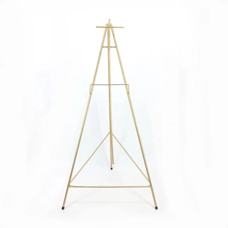 10Pcs European Style Iron Display Stand with Acrylic Board - Multipurpose for Wedding Flowers, Photo Frames, Mall Opening Props