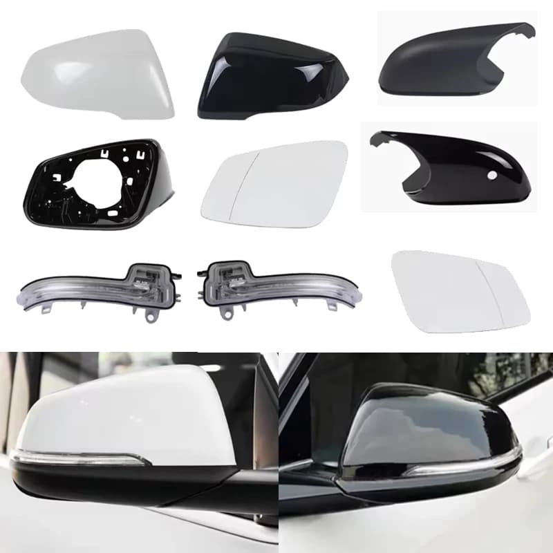 For BMW X1 X2 F48 F49 2016 2017 2018 2019 2020 2021 2022 Car Mirror Cover Turn Signal Light Mirror Frame Bottom Lower Holder