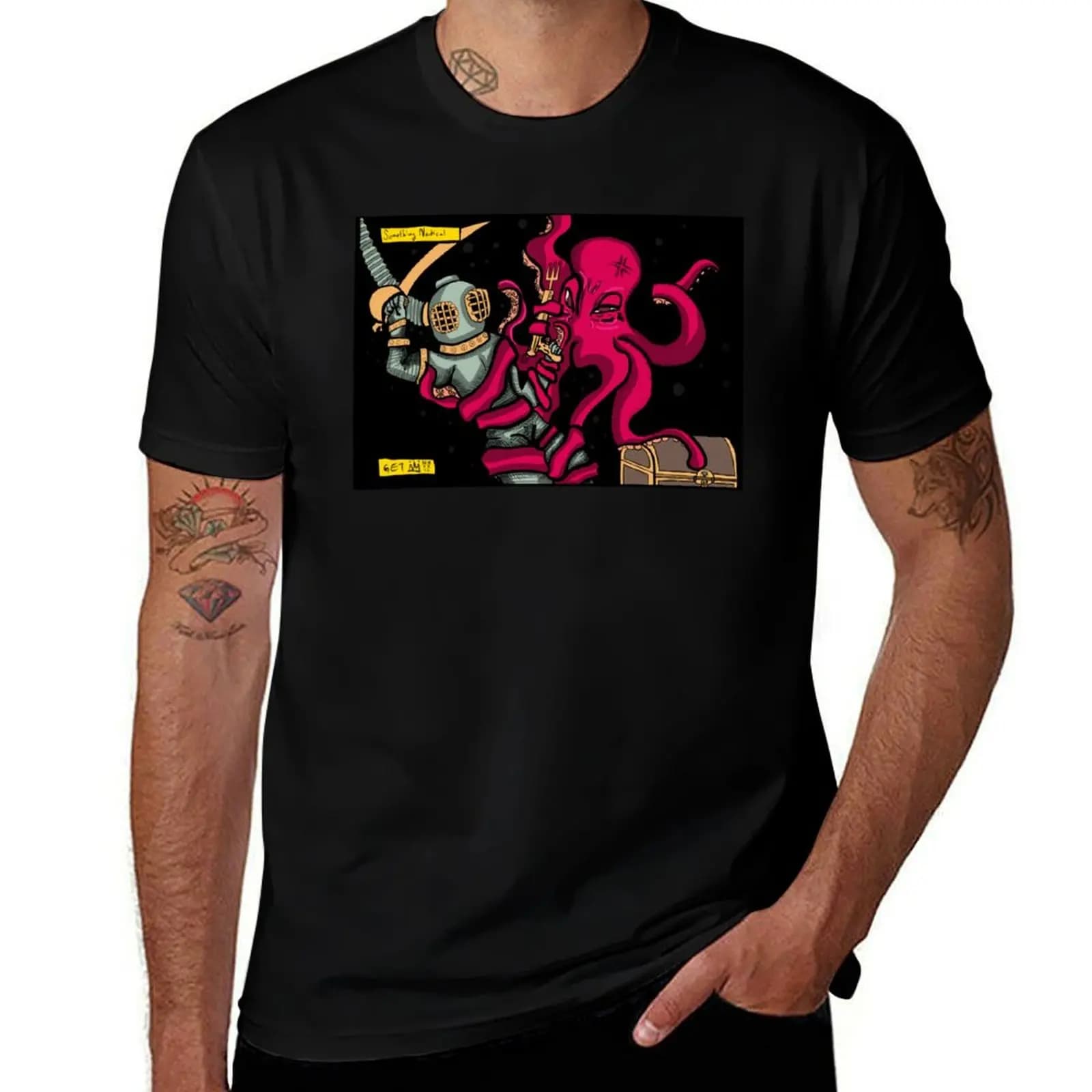 Something Nautical T-Shirt t shirts for man graphic vintage T-Shirt
