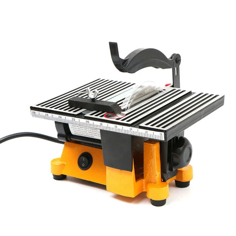 60W Multifunction Mini Bench Saw for Cutting Wood Copper Aluminium Mini Table Saw Mini Cutting Machine DIY Model Cutting