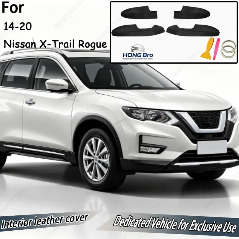 Suitable for 14-20 Nissan X-Trail Rogue Car Door Armrest Leather Door Interior Modification and Refurbished Foreskin