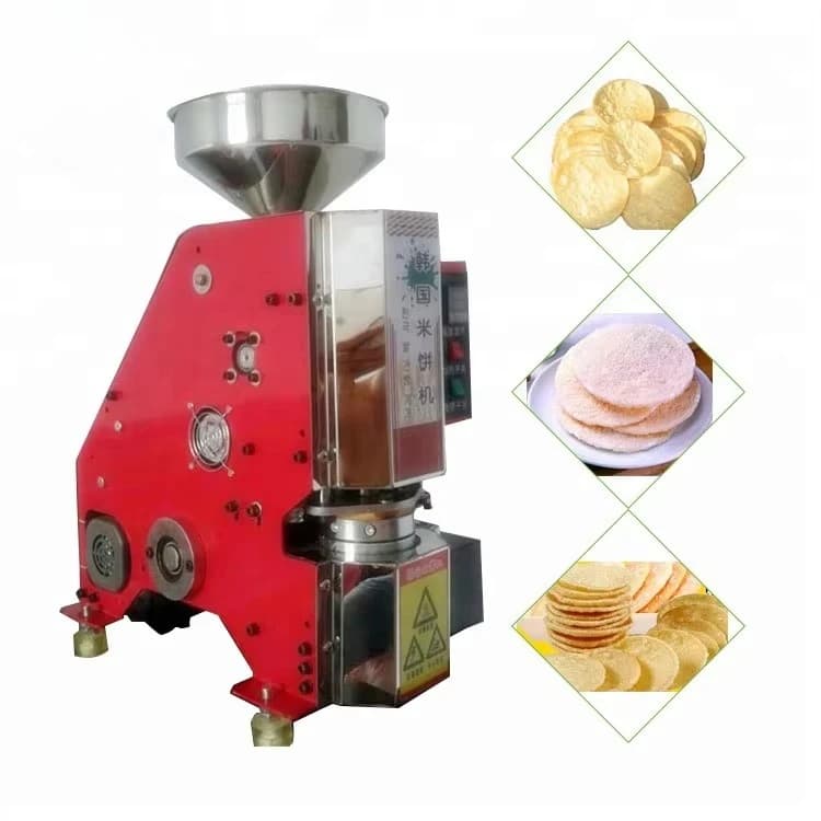 Thick Korean Crispy Rice Cake Making Machine Street Food Popped Machine Customized Traditional Pumpkin