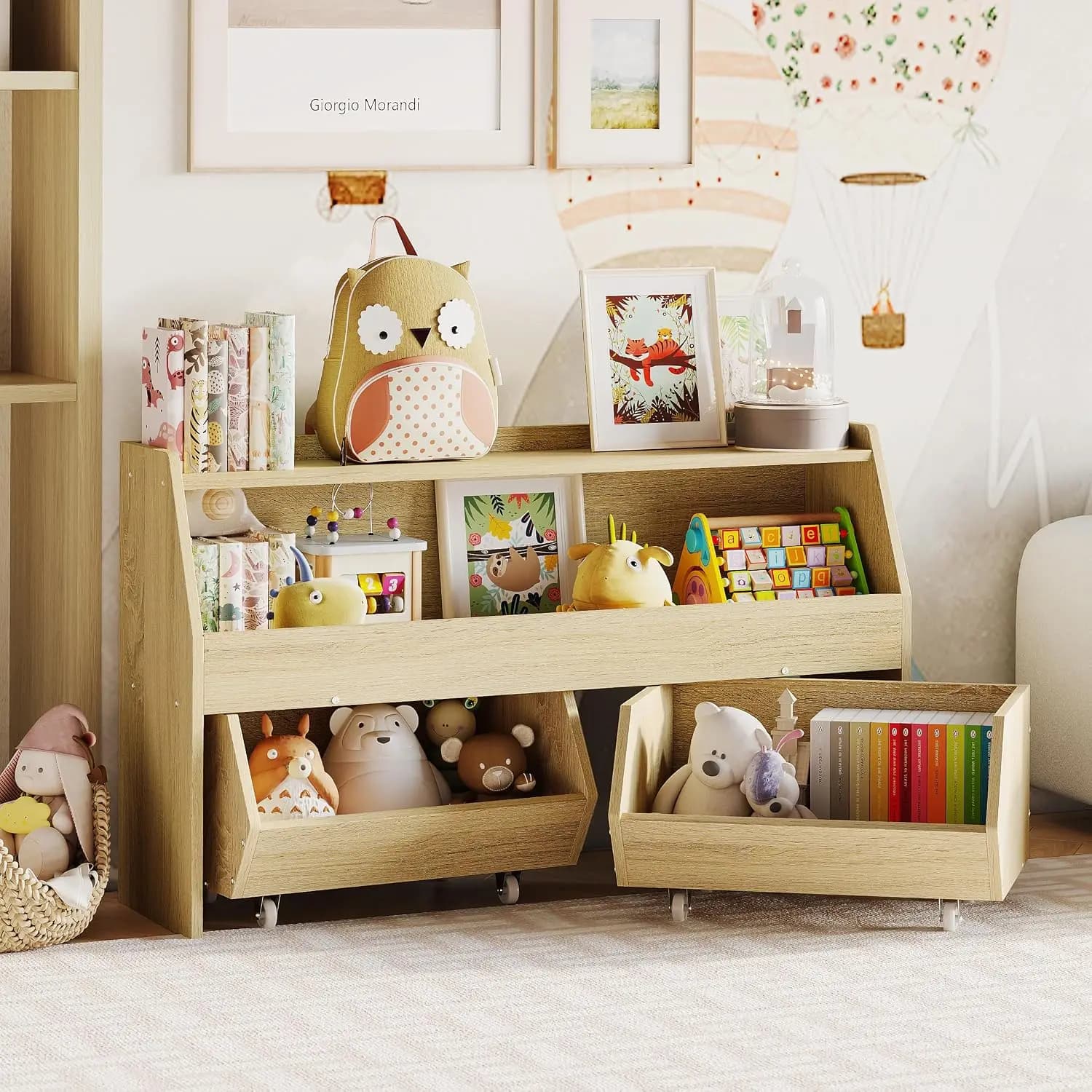 Kids Toy Storage Organizer, Kids Toy Organizer, Playroom Organization