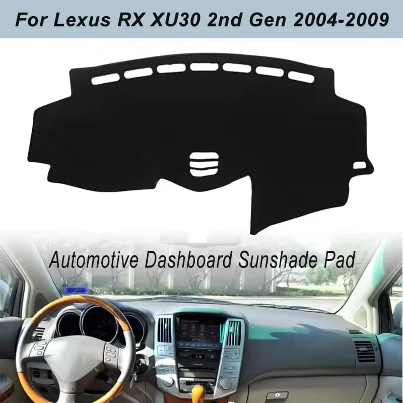 Dashboard Cover Dash Mat For Lexus RX XU30 2nd Generation 2004-2009 Anti-Glare Non-Slip Sun Shade Interior Protector