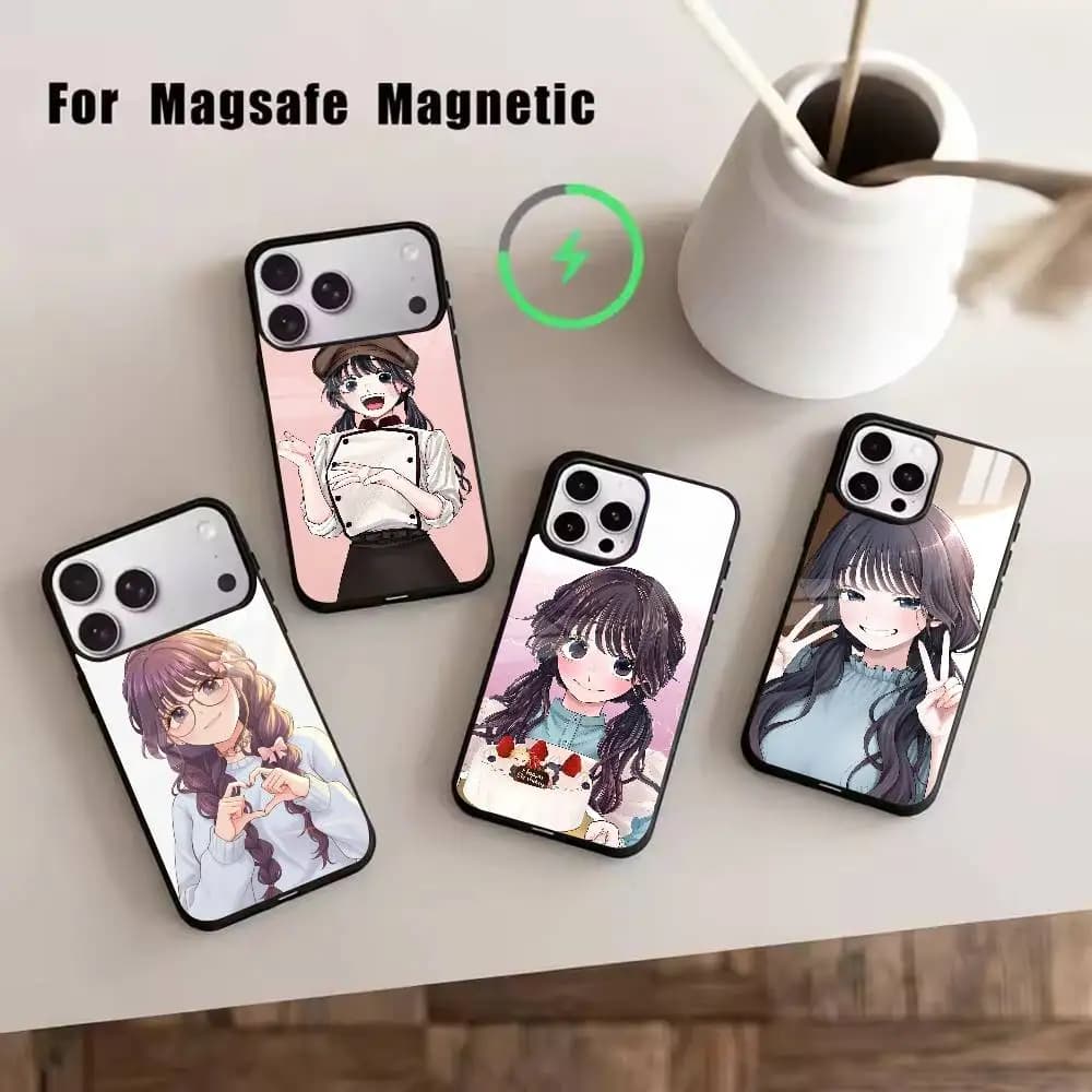 Kaoruko W-Waguri  Phone Case For iPhone17,16,15,14,13,12,11 Plus,Pro Magnetic For Magsafe Wireless Charging