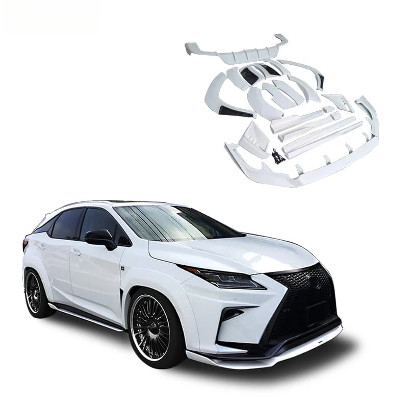 High Quality Fiberglass Body Wrap Bumper Kit Dedicated Auto Upgrade Accessories Fit for RX300 RX450h 2016-2020