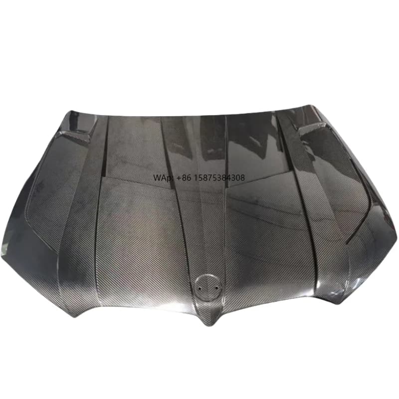 High Quality LD Style Dry Carbon Fiber Car Hood Bonnet for G05 X5 G06 X6 X5M F95 X6M F96 Dry Carbon Fiber Engine Cover