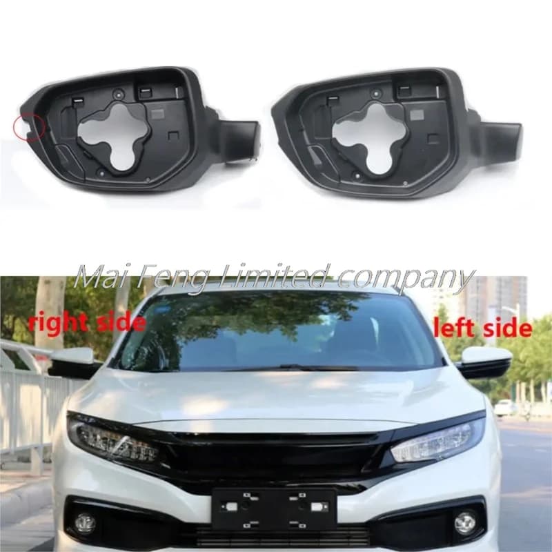 Auto parts for Honda Civic No. 10 2016 2017 2018-2021 Door Rearview mirror seat Rearview mirror decorative ring housing frame 1