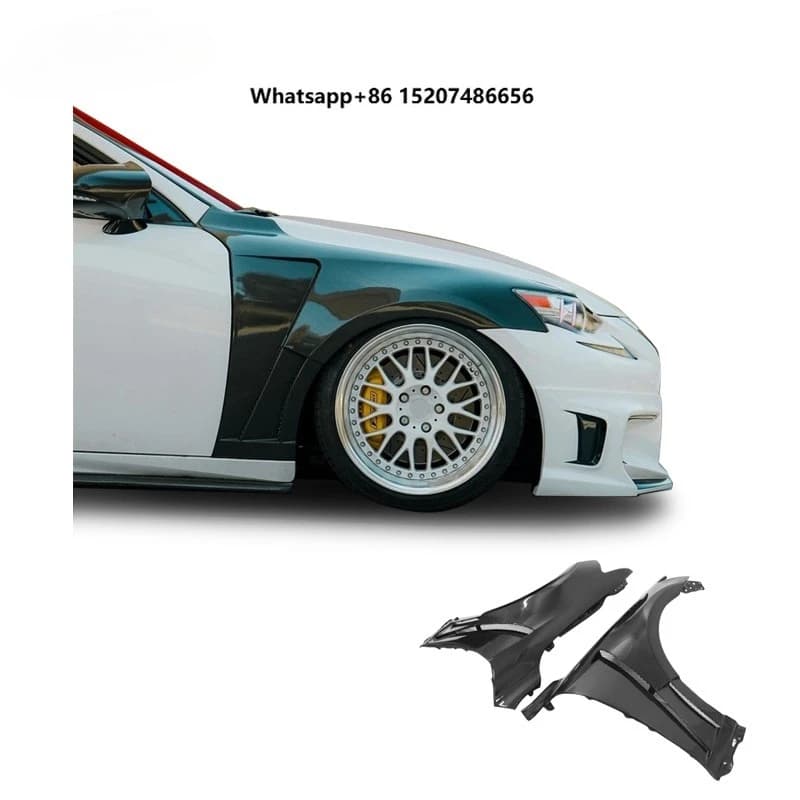 High Quality Carbon Fiber Perforated Fenders for 2013-2018  IS Modification Car Fenders