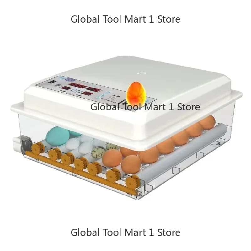 Fully Automatic Dual Power Supply 16 Eggs Incuba-tor Cheap Small Egg In-cubator Chicken Egg Incuba-tor 220V/110V
