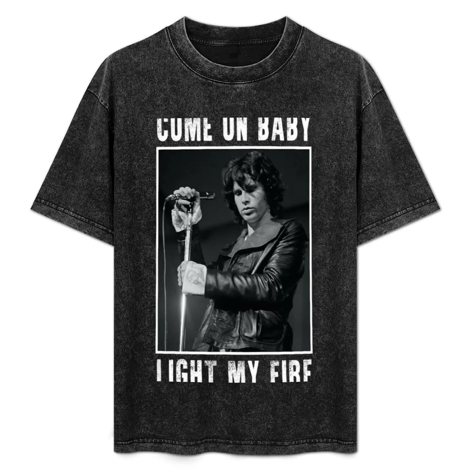 Graphic Jim tees Morrison - Come On Baby Light My Fire Classic Essential T-Shirt Outdoor Sports Lightweight Tee
